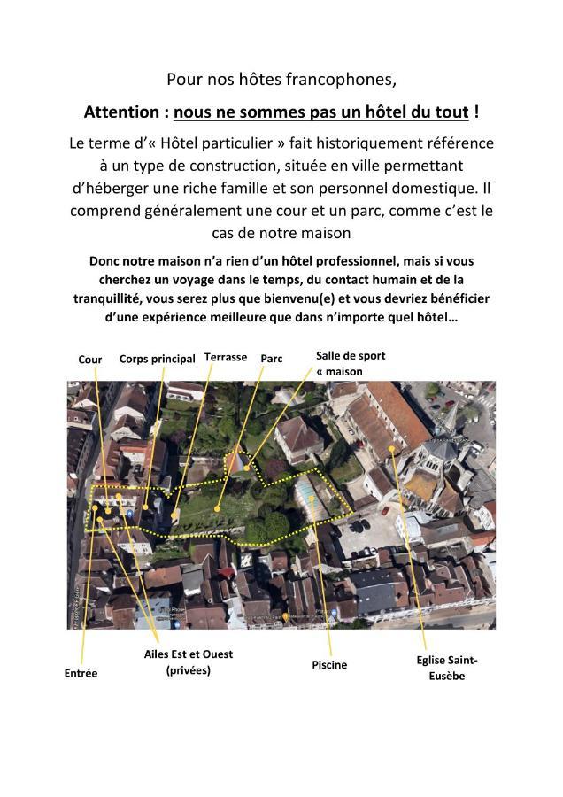 Saint-Eusebe Mansion - Hotel Particulier St-Eusebe โอแซร์ ภายนอก รูปภาพ